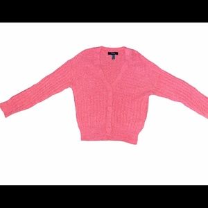 Forever 21 women’s pink cardigan